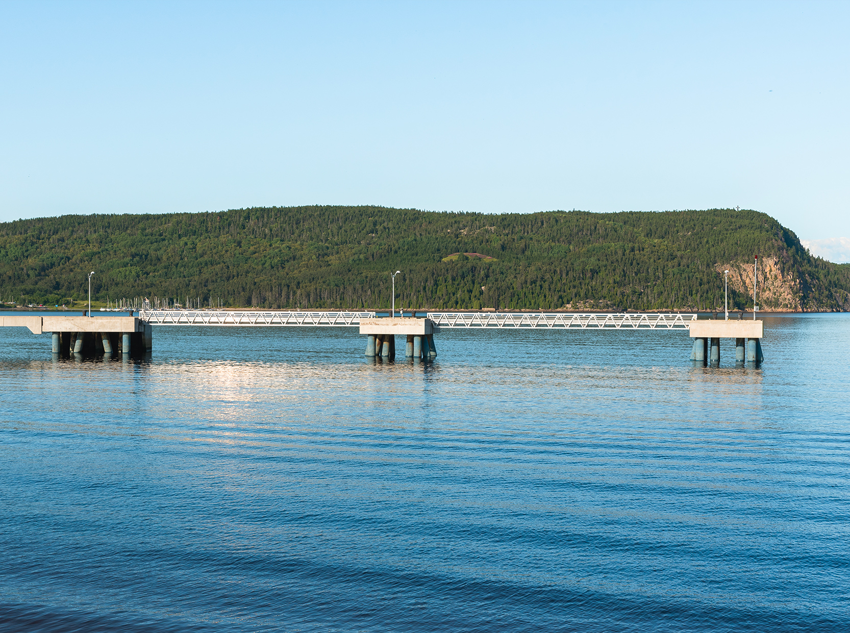 Turnkey aluminum ferry landing in Canada