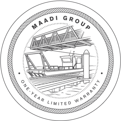 MAADI Group 1-year limited warranty badge