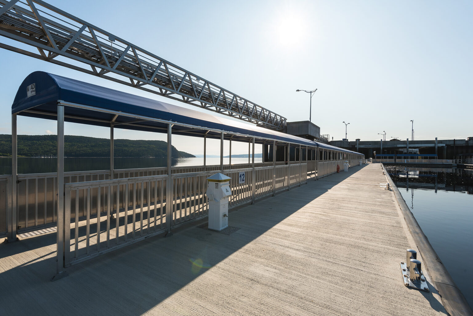 Guard Rails Of Ship Custom Aluminum Canopy and Guardrails Project | MAADI Group
