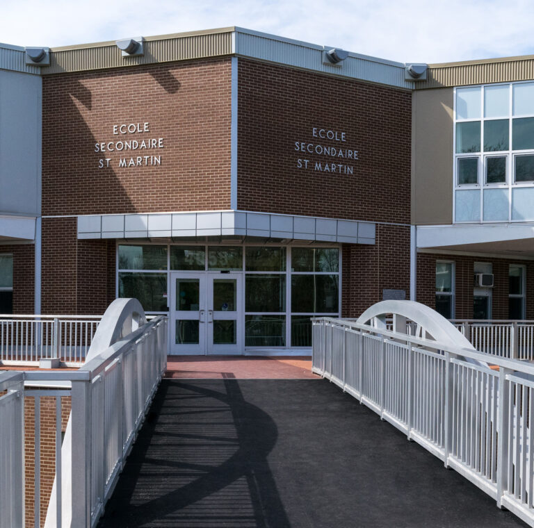 StMartin School Custom Pedestrian Bridge Project MAADI
