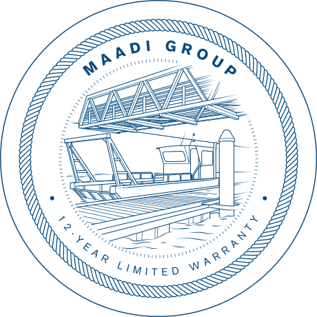 MAADI Group 12-year limited warranty badge