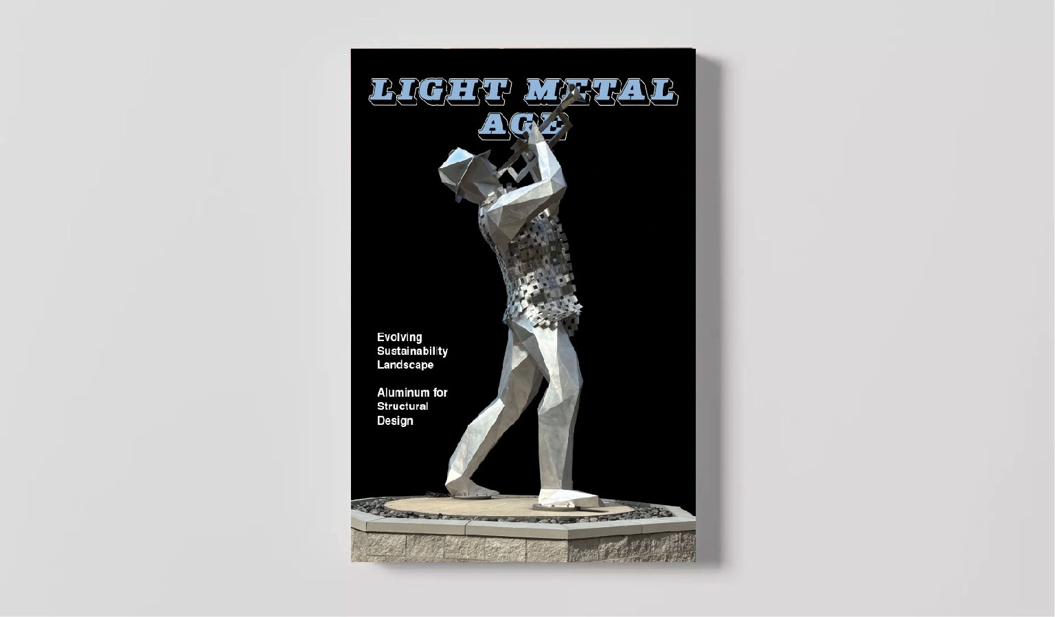 Cover of Light Metal Age magazine, October 2024 issue, featuring an article on aluminum breakwater and marina design, including the Legendary Marina.